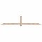 Ekena Millwork Eugene Smooth Timber Gable Bracket, Douglas Fir, 96"W x 20"H x 3 1/2"D x 3 1/2"F, 5/12 Pitch GBW096X20X0404EUG00SDF - alternate 1
